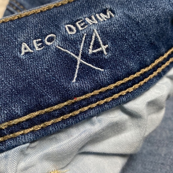 Y2K American Eagle Kick Boot Low Rise Bootcut Flare Jeans size 10 - Picture 4 of 9